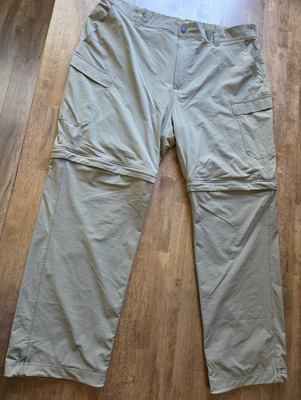 Men's Convertible Cargo Pants No Fly Zone Lined